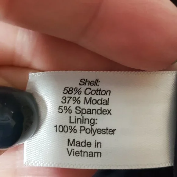 Lane Bryant Navy Blue Military Knit Blazer/Jacket - Picture 7 of 11